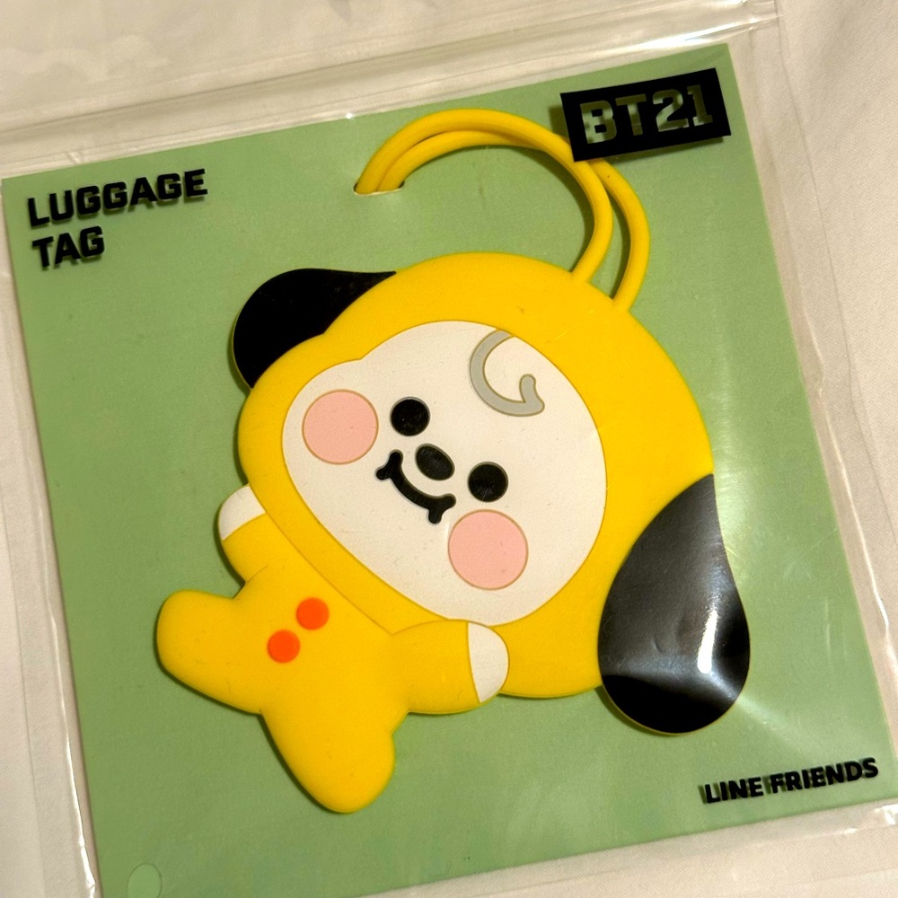 Chimmy BT21 Line Friends Luggage Tag